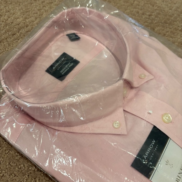 Arrow Van Heusen Regular Long Sleeve Button Down Size 17-17 1/2 34/35 New! - Picture 3 of 10